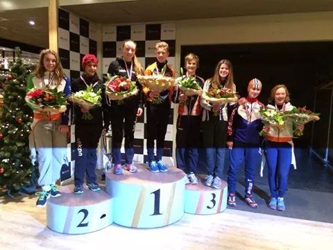 Annebet op het podium